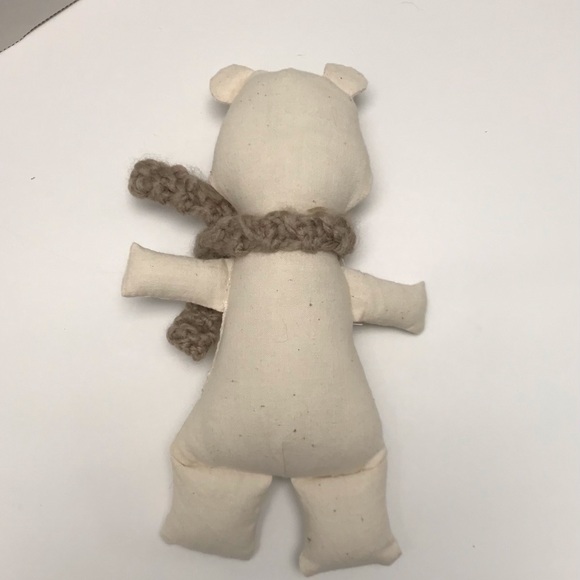 Precious primitive embroidered teddy bear - Picture 3 of 3
